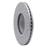 Dynamic Friction 2007-2018 BMW X6 Front Right Drilled & Slotted Geoperformance Rotor by Dynamic Friction Company 830-31142R