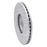 Dynamic Friction 2007-2019 BMW X5 Front Left Drilled & Slotted Geoperformance Rotor by Dynamic Friction Company 830-31144L