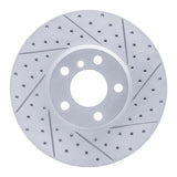 Dynamic Friction 2007-2019 BMW X6 Front Right Drilled & Slotted Geoperformance Rotor by Dynamic Friction Company 830-31144R