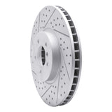 Dynamic Friction 2008-2019 BMW X6 Front Left Drilled & Slotted Geoperformance Rotor by Dynamic Friction Company 830-31145L