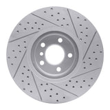 Dynamic Friction 2008-2019 BMW X6 Front Left Drilled & Slotted Geoperformance Rotor by Dynamic Friction Company 830-31145L