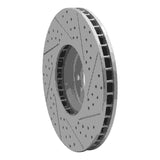 Dynamic Friction 2008-2019 BMW X6 Front Left Drilled & Slotted Geoperformance Rotor by Dynamic Friction Company 830-31145L