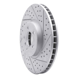 Dynamic Friction 2008-2019 BMW X5 Front Right Drilled & Slotted Geoperformance Rotor by Dynamic Friction Company 830-31145R