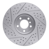 Dynamic Friction 2008-2019 BMW X5 Front Right Drilled & Slotted Geoperformance Rotor by Dynamic Friction Company 830-31145R