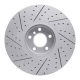 Dynamic Friction 2010-2011 BMW X6 Left Front Drilled & Slotted Geoperformance Rotor by Dynamic Friction Company 830-31149D
