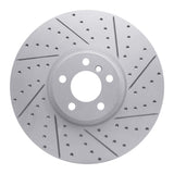 Dynamic Friction 2010-2011 BMW X6 Left Front Drilled & Slotted Geoperformance Rotor by Dynamic Friction Company 830-31149D