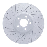 Dynamic Friction 2010-2011 BMW X6 Right Front Drilled & Slotted Geoperformance Rotor by Dynamic Friction Company 830-31150D