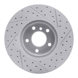 Dynamic Friction 2011-2018 BMW X3 Front Left Drilled & Slotted Geoperformance Rotor by Dynamic Friction Company 830-31151L