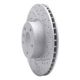 Dynamic Friction 2011-2018 BMW X4 Front Right Drilled & Slotted Geoperformance Rotor by Dynamic Friction Company 830-31151R