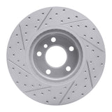 Dynamic Friction 2011-2018 BMW X4 Front Right Drilled & Slotted Geoperformance Rotor by Dynamic Friction Company 830-31151R