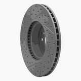 Dynamic Friction 2011-2018 BMW X4 Front Right Drilled & Slotted Geoperformance Rotor by Dynamic Friction Company 830-31151R