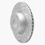 Dynamic Friction 2011-2018 BMW X4 Rear Left Drilled & Slotted Geoperformance Rotor by Dynamic Friction Company 830-31152L