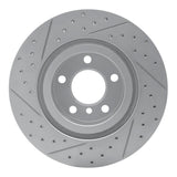 Dynamic Friction 2011-2018 BMW X4 Rear Right Drilled & Slotted Geoperformance Rotor by Dynamic Friction Company 830-31152R