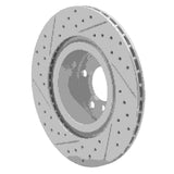 Dynamic Friction 2011-2018 BMW X4 Rear Right Drilled & Slotted Geoperformance Rotor by Dynamic Friction Company 830-31152R