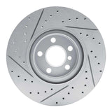 Dynamic Friction 2015-2025 BMW 228i Gran Coupe Front Right Drilled & Slotted Geoperformance Rotor by Dynamic Friction Company 830-31157R