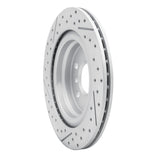 Dynamic Friction 2016-2026 BMW X1 (USA/Canada) Rear Right Drilled & Slotted Geoperformance Rotor by Dynamic Friction Company 830-31158R
