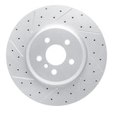 Dynamic Friction 2017-2026 BMW X5 Front Left Drilled & Slotted Geoperformance Rotor by Dynamic Friction Company 830-31168L