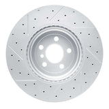 Dynamic Friction 2017-2026 BMW Ix3 (Mexico) Front Right Drilled & Slotted Geoperformance Rotor by Dynamic Friction Company 830-31168R