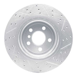 Dynamic Friction 2017-2026 BMW Z4 Right Rear Drilled & Slotted Geoperformance Rotor by Dynamic Friction Company 830-31169D