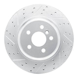 Dynamic Friction 2017-2026 BMW Z4 Right Rear Drilled & Slotted Geoperformance Rotor by Dynamic Friction Company 830-31169D