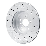 Dynamic Friction 2017-2026 BMW Z4 Right Rear Drilled & Slotted Geoperformance Rotor by Dynamic Friction Company 830-31169D