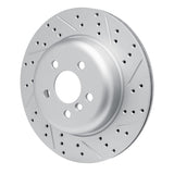 Dynamic Friction 2017-2026 BMW X4 Left Rear Drilled & Slotted Geoperformance Rotor by Dynamic Friction Company 830-31170D