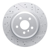 Dynamic Friction 2017-2026 BMW X4 Left Rear Drilled & Slotted Geoperformance Rotor by Dynamic Friction Company 830-31170D