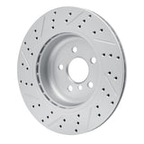 Dynamic Friction 2017-2026 BMW X4 Left Rear Drilled & Slotted Geoperformance Rotor by Dynamic Friction Company 830-31170D