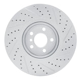 Dynamic Friction 2018-2026 BMW 520I (Latin America) Front Left Drilled & Slotted Geoperformance Rotor by Dynamic Friction Company 830-31171L
