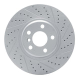 Dynamic Friction 2018-2026 BMW X4 Front Right Drilled & Slotted Geoperformance Rotor by Dynamic Friction Company 830-31171R