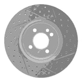 Dynamic Friction 2002-2006 MINI Cooper (Excl Clubman) Front Left Drilled & Slotted Geoperformance Rotor by Dynamic Friction Company 830-32002L