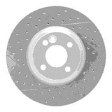 Dynamic Friction 2002-2006 MINI Cooper (Excl Clubman) Front Left Drilled & Slotted Geoperformance Rotor by Dynamic Friction Company 830-32002L