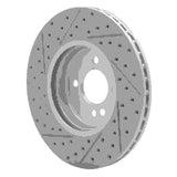 Dynamic Friction 2002-2006 MINI Cooper (Excl Clubman) Front Right Drilled & Slotted Geoperformance Rotor by Dynamic Friction Company 830-32002R