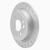 Dynamic Friction 2002-2015 MINI Cooper Clubman Rear Left Drilled & Slotted Geoperformance Rotor by Dynamic Friction Company 830-32003L