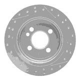 Dynamic Friction 2002-2015 Mini Cooper Clubman Rear Left Drilled & Slotted Geoperformance Rotor by Dynamic Friction Company 830-32003L