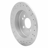 Dynamic Friction 2002-2015 MINI Cooper Clubman Rear Left Drilled & Slotted Geoperformance Rotor by Dynamic Friction Company 830-32003L