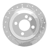 Dynamic Friction 2002-2015 MINI Cooper (Excl Clubman) Rear Right Drilled & Slotted Geoperformance Rotor by Dynamic Friction Company 830-32003R