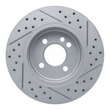 Dynamic Friction 2002-2008 MINI Cooper (Excl Clubman) Front Left Drilled & Slotted Geoperformance Rotor by Dynamic Friction Company 830-32004L