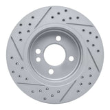 Dynamic Friction 2002-2008 MINI Cooper (Excl Clubman) Front Right Drilled & Slotted Geoperformance Rotor by Dynamic Friction Company 830-32004R