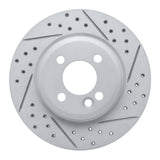 Dynamic Friction 2002-2008 MINI Cooper (Excl Clubman) Front Right Drilled & Slotted Geoperformance Rotor by Dynamic Friction Company 830-32004R