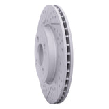 Dynamic Friction 2007-2015 MINI Cooper (Excl Clubman) Front Left Drilled & Slotted Geoperformance Rotor by Dynamic Friction Company 830-32005L