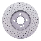 Dynamic Friction 2007-2015 MINI Cooper (Excl Clubman) Front Right Drilled & Slotted Geoperformance Rotor by Dynamic Friction Company 830-32005R