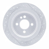 Dynamic Friction 2009-2014 Mini Cooper (Excl Clubman) Rear Left Drilled & Slotted Geoperformance Rotor by Dynamic Friction Company 830-32007L