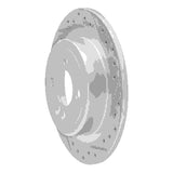 Dynamic Friction 2009-2014 Mini Cooper Clubman Rear Right Drilled & Slotted Geoperformance Rotor by Dynamic Friction Company 830-32007R