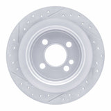 Dynamic Friction 2009-2014 Mini Cooper Clubman Rear Right Drilled & Slotted Geoperformance Rotor by Dynamic Friction Company 830-32007R