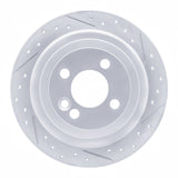Dynamic Friction 2009-2014 Mini Cooper Clubman Rear Right Drilled & Slotted Geoperformance Rotor by Dynamic Friction Company 830-32007R