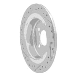 Dynamic Friction 2009-2014 Mini Cooper Clubman Rear Right Drilled & Slotted Geoperformance Rotor by Dynamic Friction Company 830-32007R