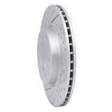 Dynamic Friction 2011-2016 MINI Cooper Paceman Front Left Drilled & Slotted Geoperformance Rotor by Dynamic Friction Company 830-32009L