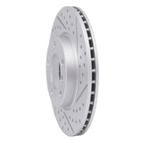 Dynamic Friction 2011-2016 MINI Cooper Paceman Front Right Drilled & Slotted Geoperformance Rotor by Dynamic Friction Company 830-32009R