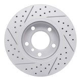 Dynamic Friction 2011-2016 MINI Cooper Paceman Front Right Drilled & Slotted Geoperformance Rotor by Dynamic Friction Company 830-32009R